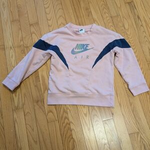 Nike Air Pink and Blue Sweatshirt